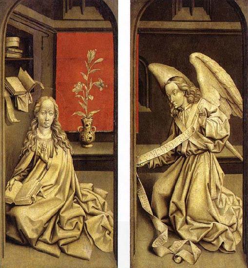 WEYDEN, Rogier van der Bladelin Triptych China oil painting art
